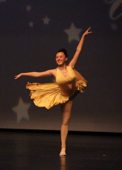 Weil performs at a regional competition.
