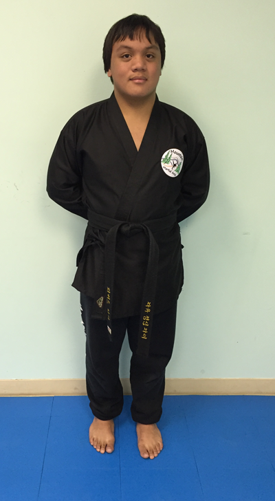 Isada wears a Gi during practice.
