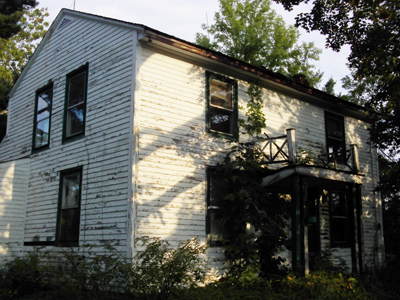 The Oviatt farmhouse was  once part of the Underground Railroad.