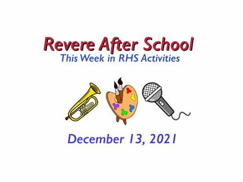RHS Activities: Week of December 13, 2021