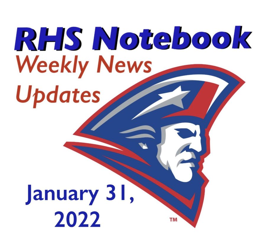 RHS Notebook: Week of January 31, 2022