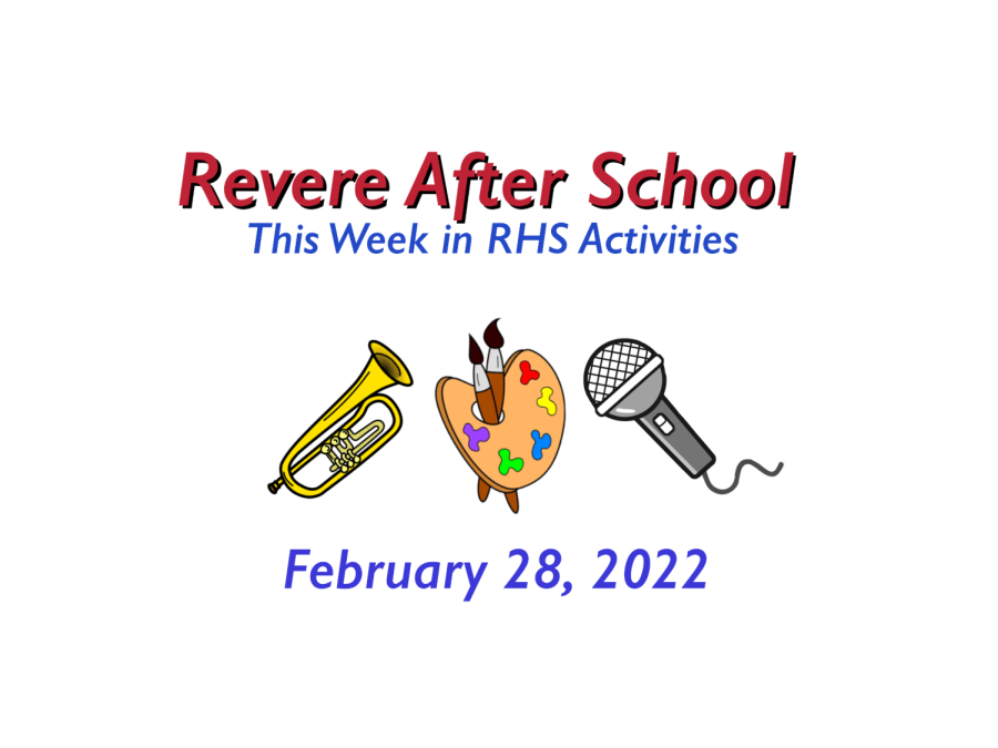 RHS Activities: Week of February 28, 2022