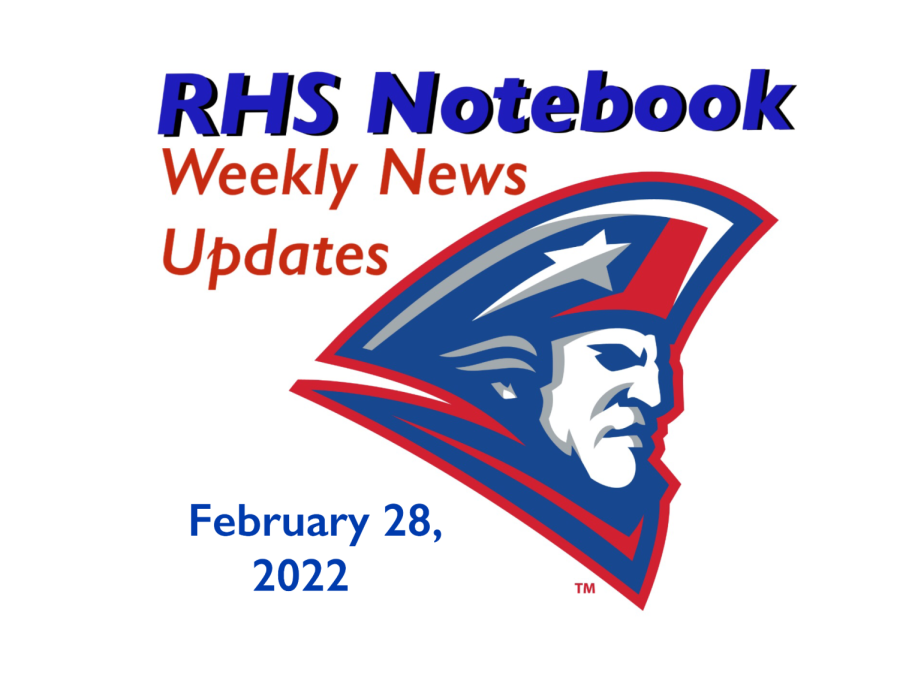 RHS Notebook: Week of February 28, 2022