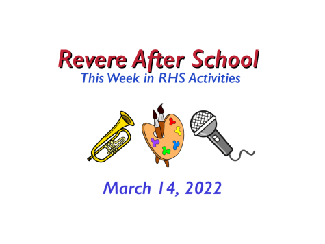 RHS Activities: Week of March 14, 2022