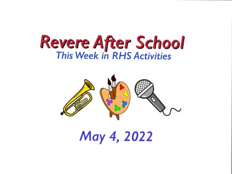 RHS Activities: Week of May 4, 2022