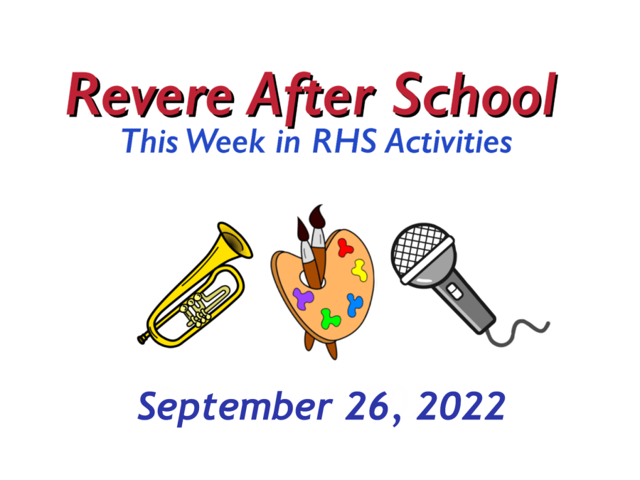 RHS Activities: Week of September 26, 2022