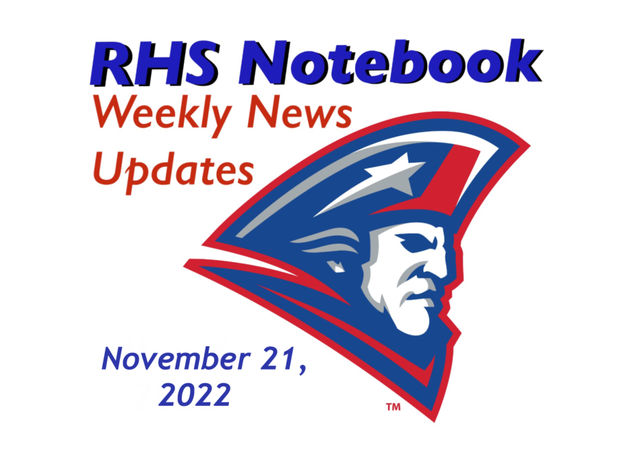 RHS Notebook: Week of 11/21/22