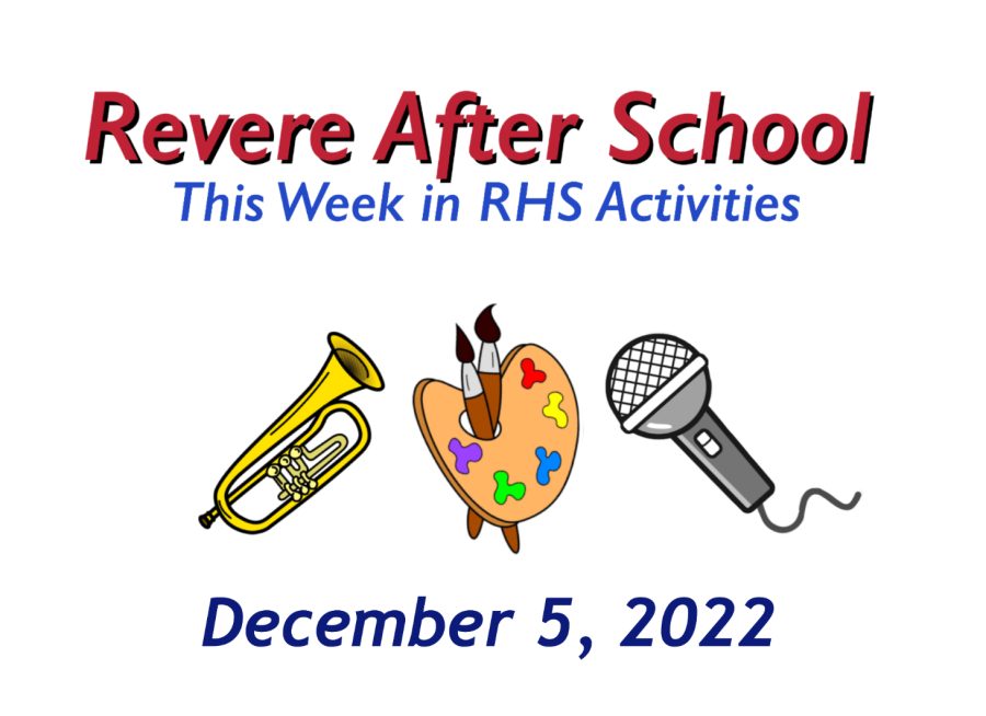 RHS Activities: Week of December 5, 2022