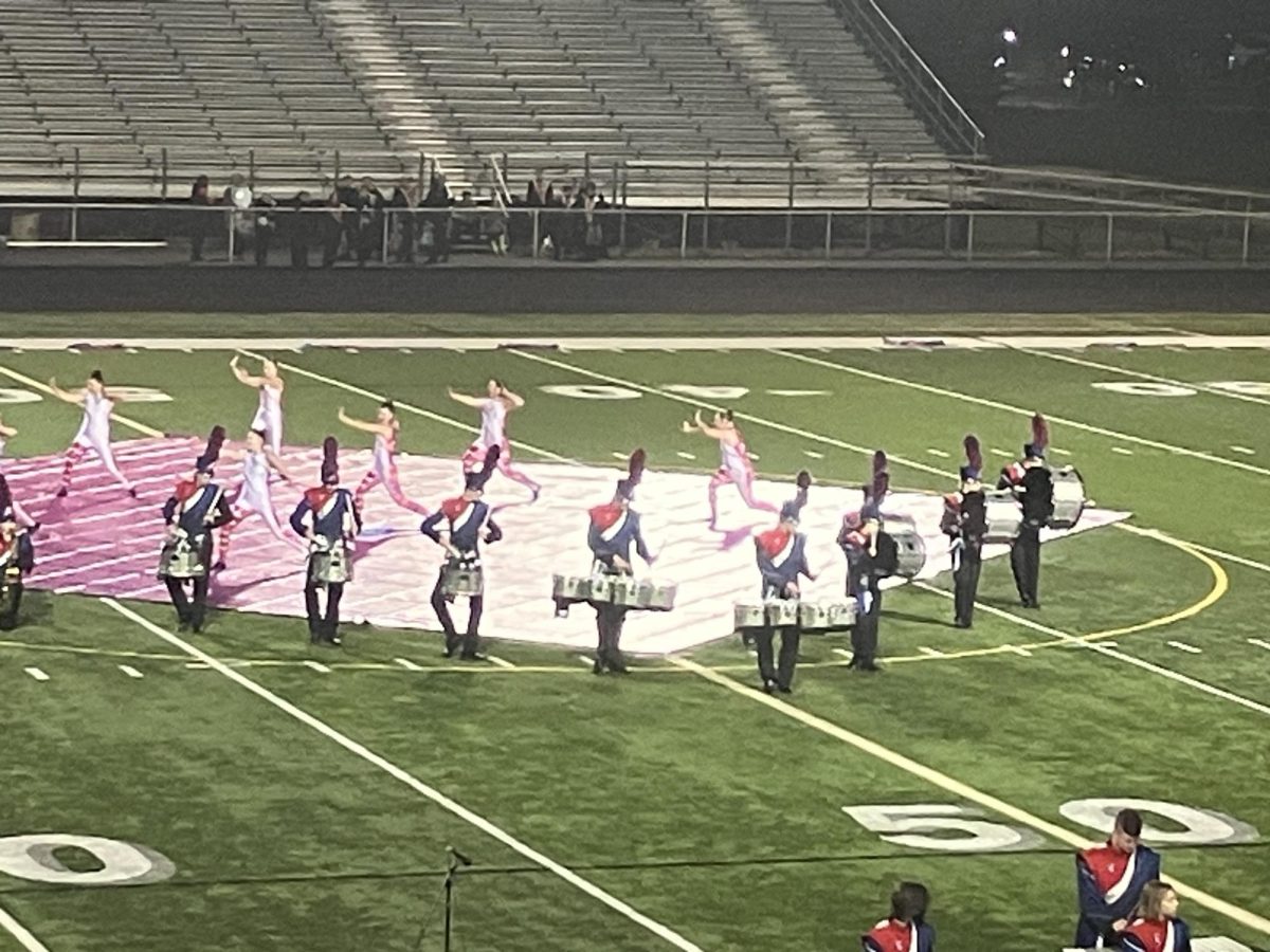 The+Revere+Marching+Band+performs+at+the+annual+state+competition.