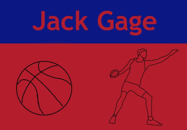 Jack Gage runs is a thrower for Revere High School’s track team. 