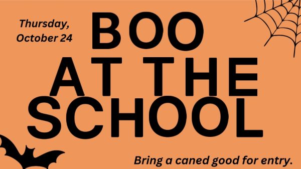 Date and time of Boo at the school