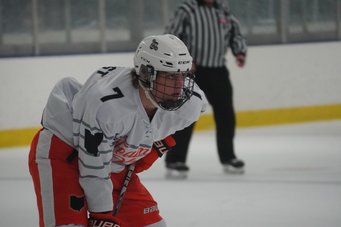 Fairhurst eyes down an opponent during a match for Team Ohio.