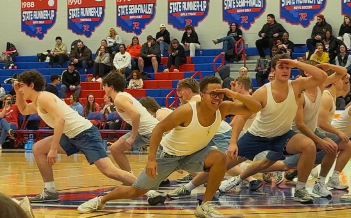 The 13 person group practiced their choreography for weeks leading up to the dance.